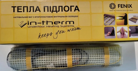 Мат нагрівальний 3.6 м² In-Therm 720W