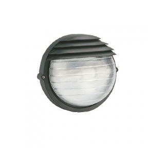 Світильник настінний скляний SOVIL круг з дашком Е27 Чорний  (max.60W)