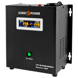 ИБП с правильной синусоидой LogicPower LPY- W - PSW-800VA+ (560Вт), ток заряда 5A/15A, 12В