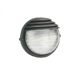 Світильник настінний скляний SOVIL круг з дашком Е27 Чорний  (max.60W)