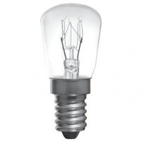 Лампа розжарення ІСКРА ЛОН 15Вт S25 E14 для холодильника (РП 230-15-1)