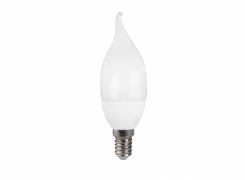 Лампа світлодіодна 041-N свічка вітрова 7W 220V E14 Luxel