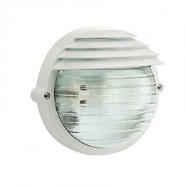 Світильник настінний скляний SOVIL круг з дашком Е27 Білий  (max.100W)