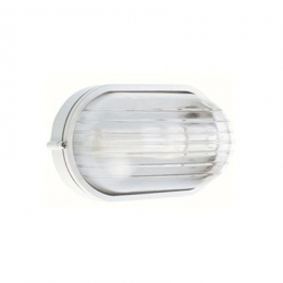 Світильник настінний скляний SOVIL овал Е27 Білий  (max.60W)