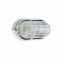 Світильник настінний скляний SOVIL овал з решіткою Е27 Білий  (max.60W)